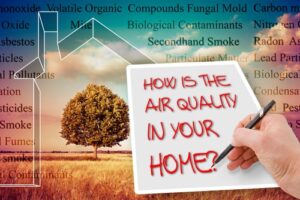 How can I check the air quality in my home?