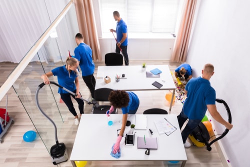 How do you motivate employees to keep the office clean?